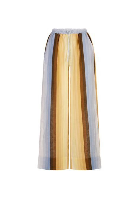  AMOTEA | NILA-LINENDUSTY LIGHT BLUE/FADED YELLOW